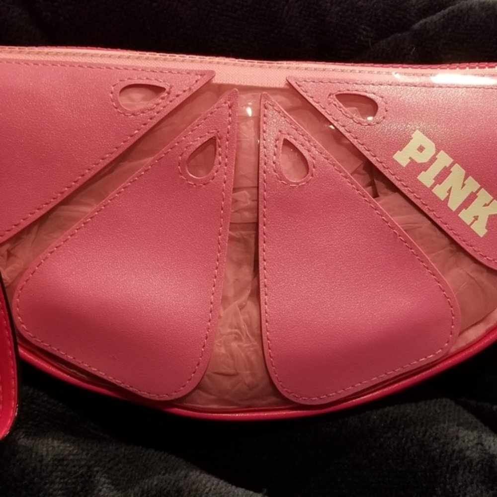 ๐ NWT Limited Edition Watermelon Wristlet Handbag by PINK 2x ๐ - Picture 3 of 3